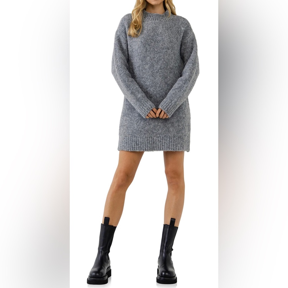 English factory sweater dress